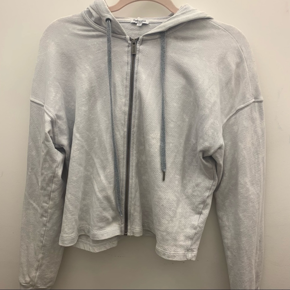 Splendid Light Tie Dye Zip Up